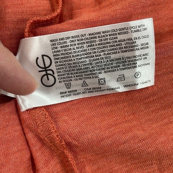 Jessica Simpson NWT Burnt Sienna Comfy V- Neck Short Sleeve Knit Top - Picture 13 of 14